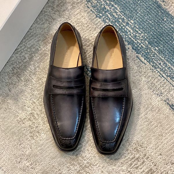 Limited edition rare Berluti copy ★ Andy Demjour leather loafers beb07620