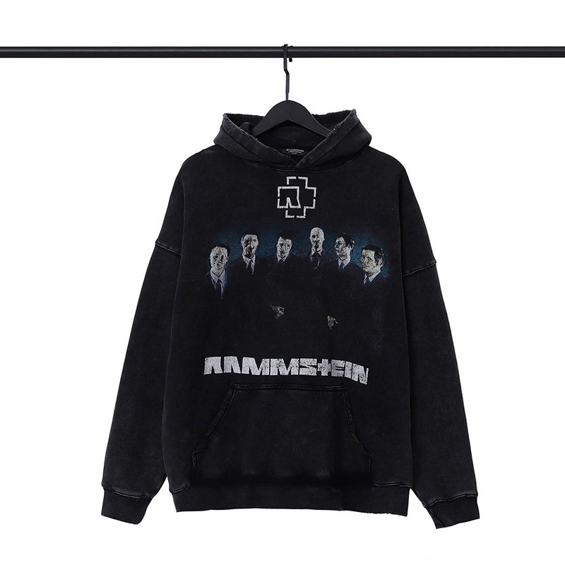 Balenciaga and German rock band Rammstein collaboration hoodie bar65363 Balenciaga and German rock band Rammstein collaboration hoodie bar65363