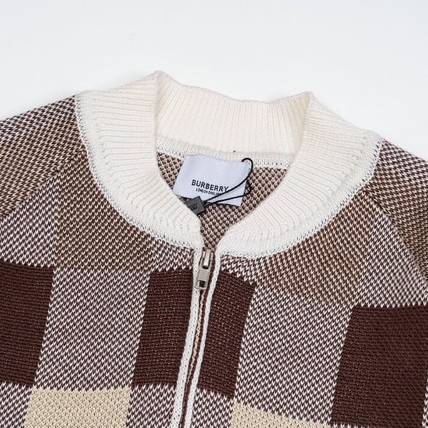 Attention ★ Burberry Monogram Cashmere Cardigan Replica Bao15288