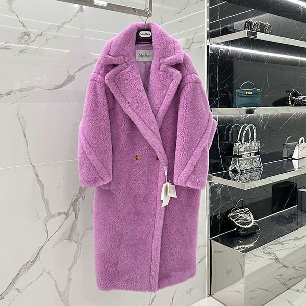 Max Mara Icon Teddy Bear Coat Replica Double Breasted maw18235 Max Mara Icon Teddy Bear Coat Replica Double Breasted maw18235