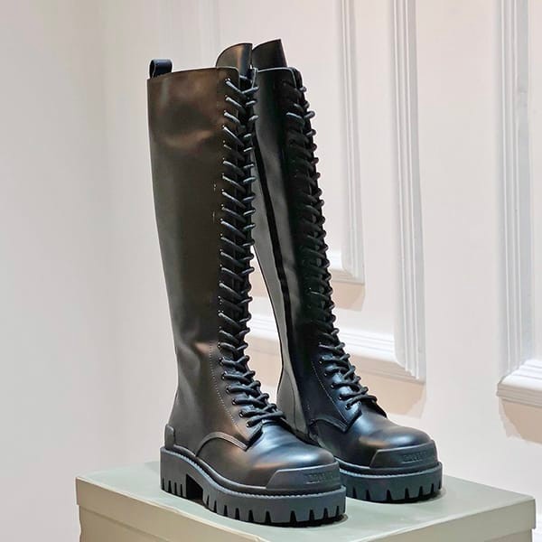 ☆Super popular☆Balenciaga STRIKE lace-up long boots fake 763557WA9601000 763557WA9601000
