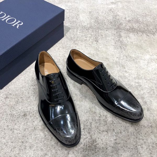 Super limited edition Dior leather loafers replica dez52535