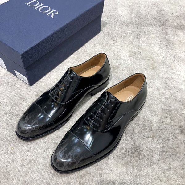 Super limited edition Dior leather loafers replica dez52535