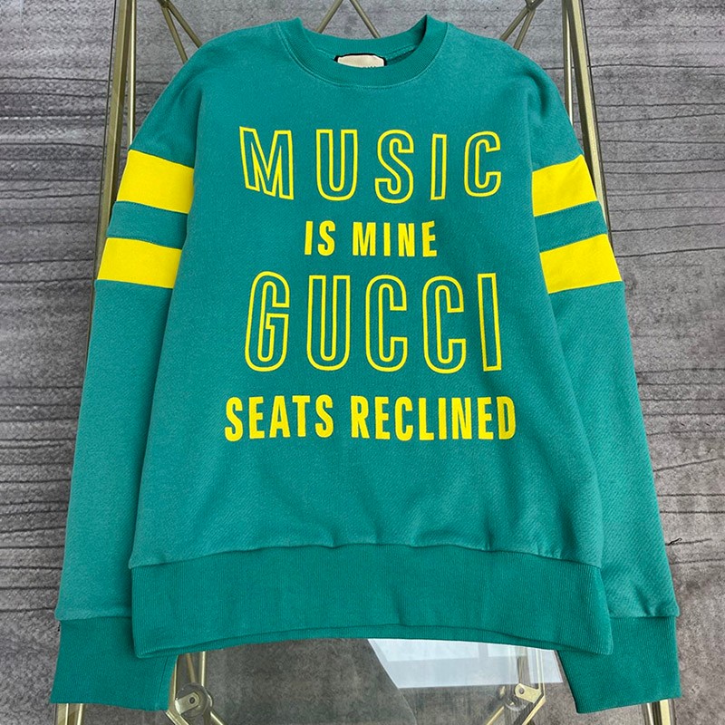 Rare Gucci 100th Anniversary Replica Cotton Sweatshirt gul75546