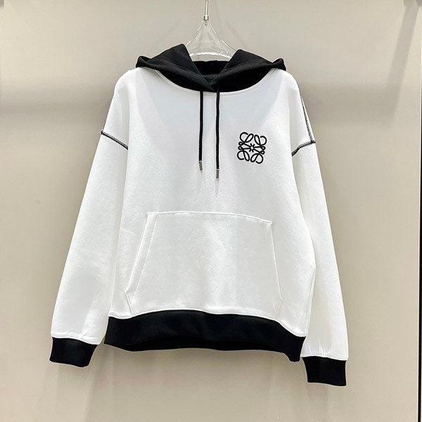 Loewe Replica Anagram Logo Wool Blend Hoodie Top and Bottom Set loe75647