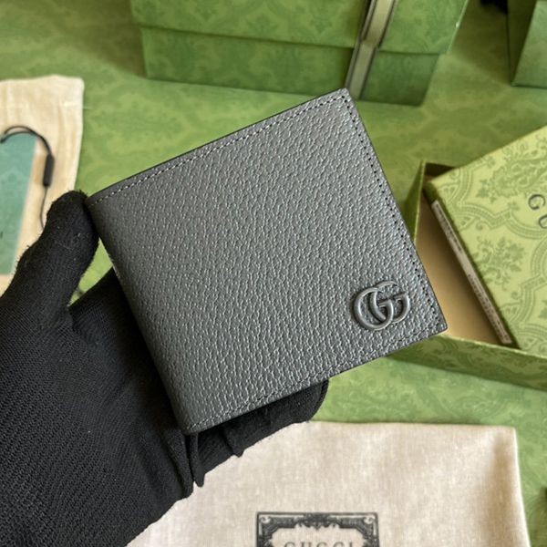 Eye-catching color Gucci GG Marmont replica Double G leather coin wallet 4287251T56F1000 Eye-catching color Gucci GG Marmont replica Double G leather coin wallet 4287251T56F1000