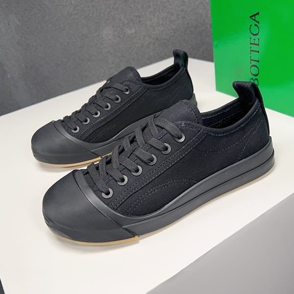 Immediate delivery Bottega Veneta fake Balkan canvas lace-up sneakers bog39331