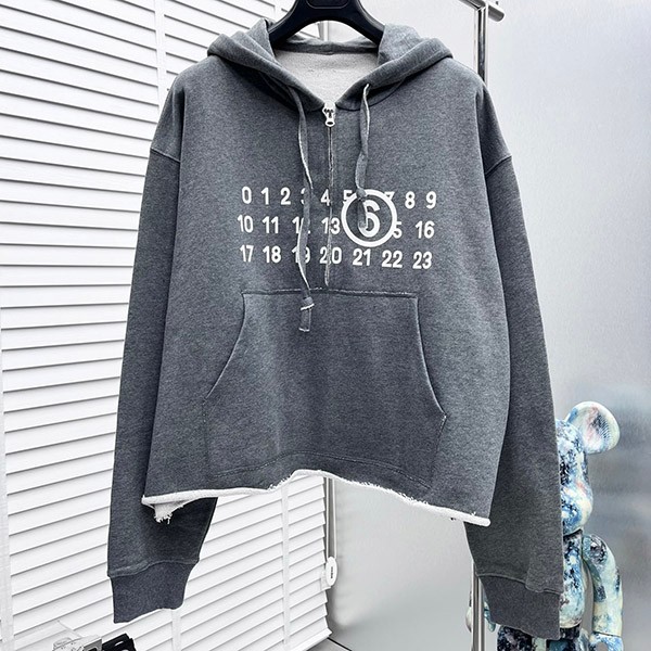 Maison Margiela Number Logo Hoodie Replica May03951 Maison Margiela Number Logo Hoodie Replica May03951