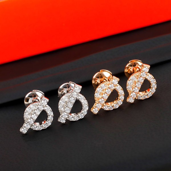 Very popular! Hermes earrings copy "Finesse" 2 colors H219510B