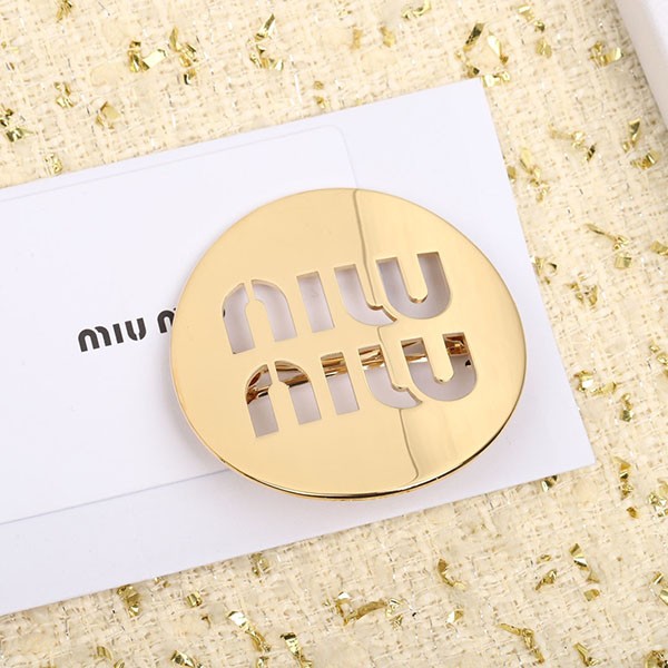Miu Miu Women's Mini Logo Hairpin Replica mym02168