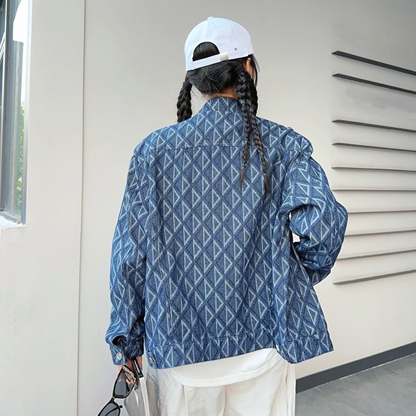 Dior CD Diamond Denim Jacket Replica dey40194