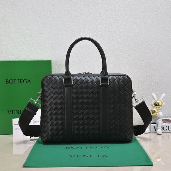 High quality???Bottega Veneta Intrecciato Briefcase Replica boh04386