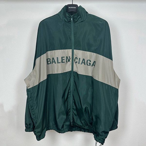 Hard to find Balenciaga nylon logo denim jacket bas31454
