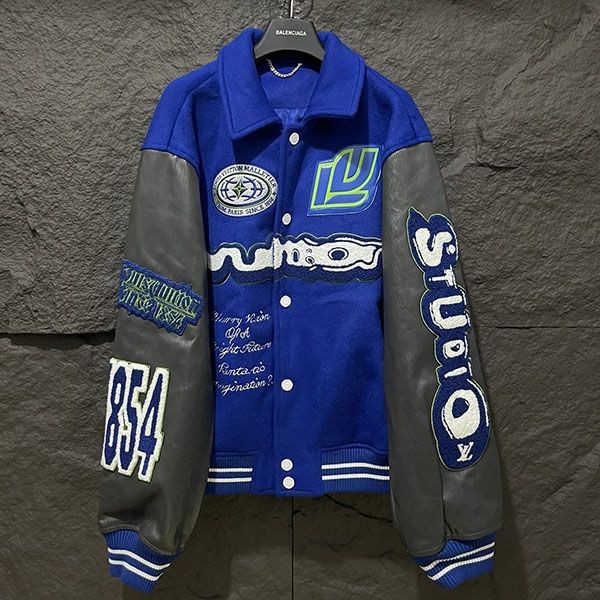 Louis Vuitton Leather Aviator Jacket Replica vuf02184 Louis Vuitton Leather Aviator Jacket Replica vuf02184