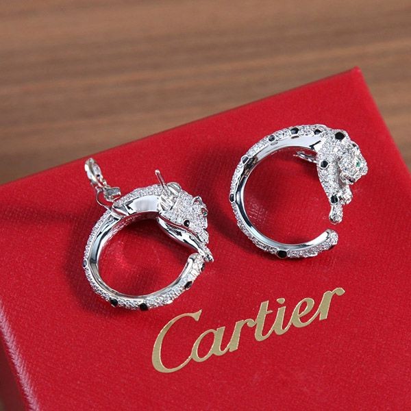 Cute Cartier Panthere de Pierced Earrings Replica kae02569