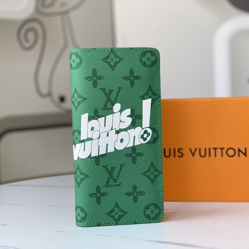 New on sale: Louis Vuitton wallet replica, Portefeuille Brazza monogram logo vub31037