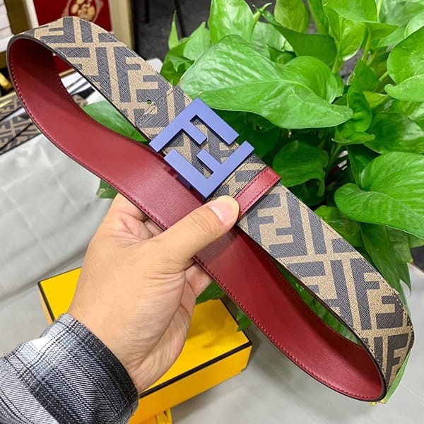 Very popular Fendi reversible round FF belt replica 35mm fee73690