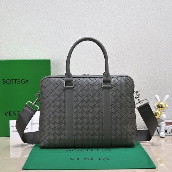 Classic popular Bottega Veneta Intrecciato Briefcase Replica bok85584