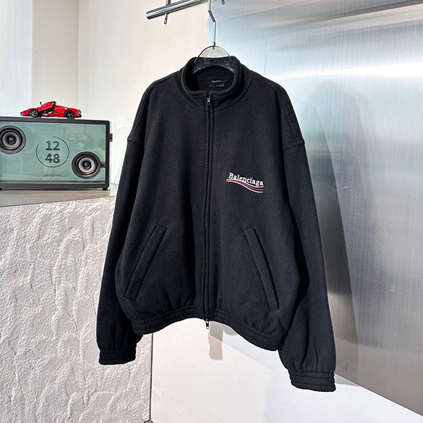 Balenciaga Replica POLITICAL CAMPAIGN Fleece Zip-up Jacket bag70476 Balenciaga Replica POLITICAL CAMPAIGN Fleece Zip-up Jacket bag70476