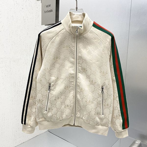 Love at first sight? Gucci Adidas replica GG Trefoil Jacquard jacket gub15200 Love at first sight? Gucci Adidas replica GG Trefoil Jacquard jacket gub15200
