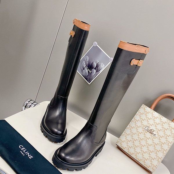 No. 1 in total sales! Celine Margaret High Boots Replica Cev39806