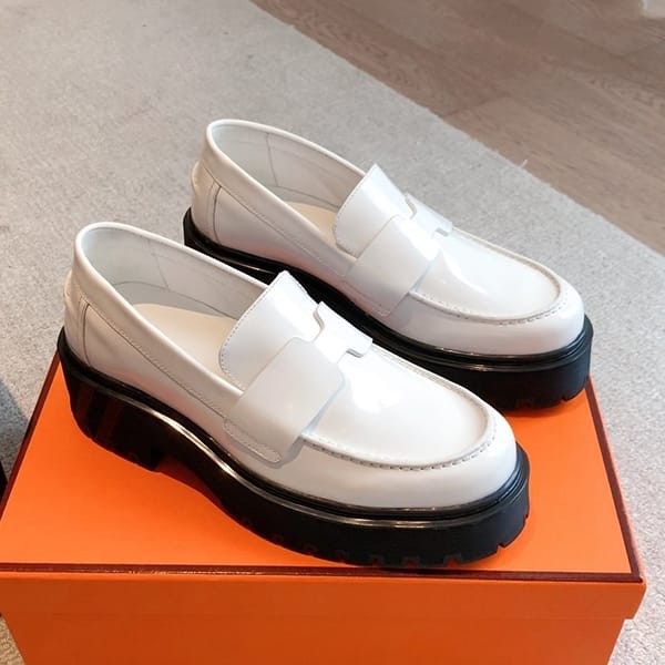 《Very Popular》Hermes Replica Hitch Moccasin Loafers erd10233