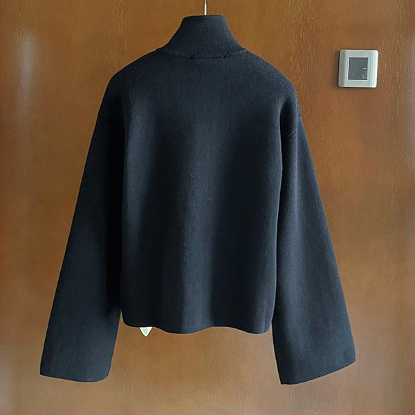 Fendi cashmere coat with fox fur pockets replica fez07877