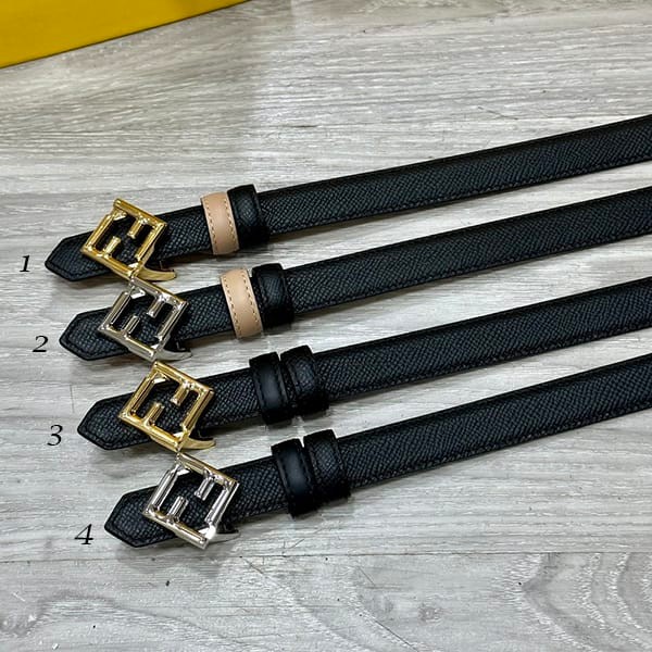 Latest and stylish Fendi FF diamond motif reversible belt copy 20mm 4 colors fed62082