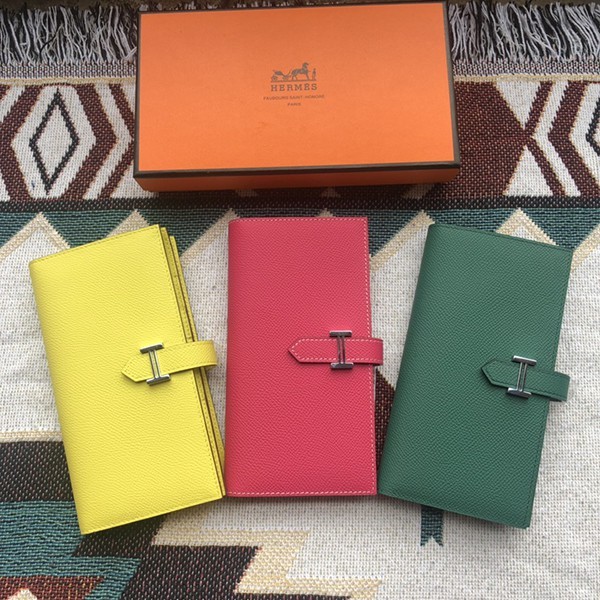 Hermes Bearn Souffle Epson Replica Silver Hardware he1901