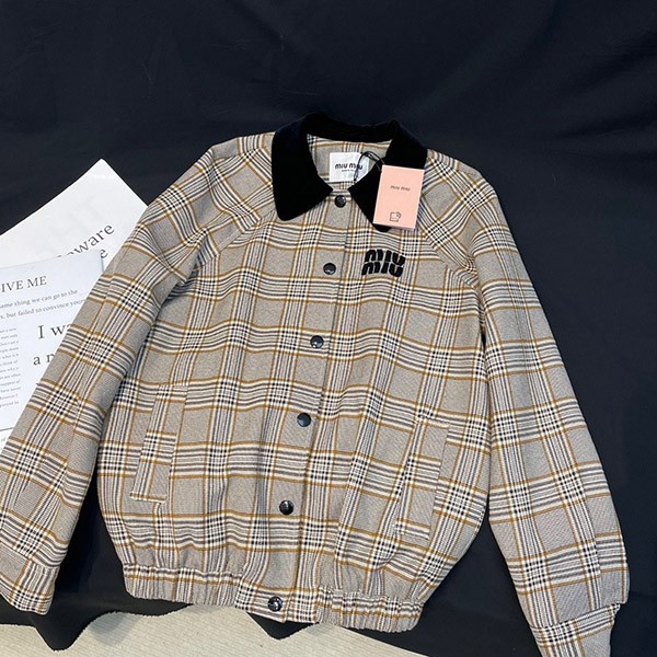 Miu Miu poplin shirt cotton replica myb92488