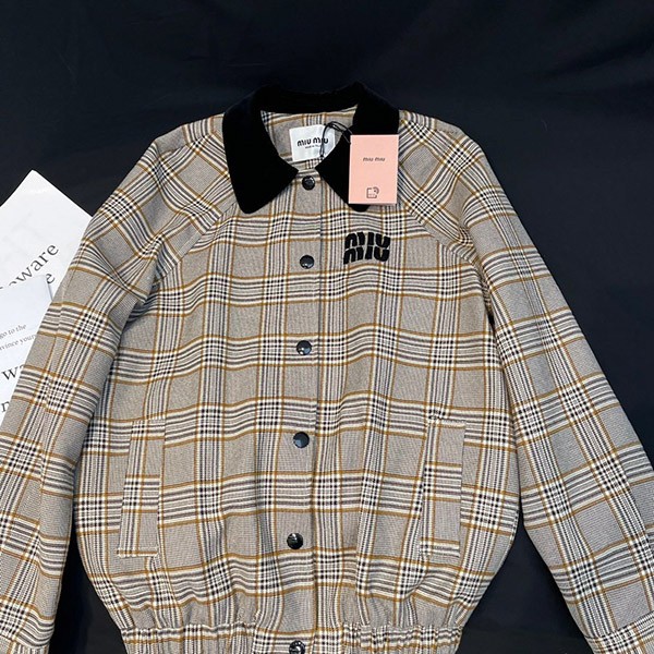 Miu Miu poplin shirt cotton replica myb92488