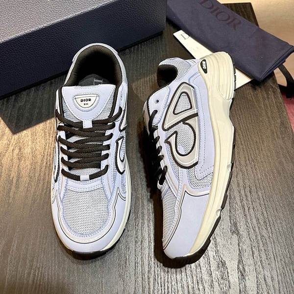 Extremely rare! Dior replica sneakers B30 blue mesh logo 3SN279ZRD_H568 Extremely rare! Dior replica sneakers B30 blue mesh logo 3SN279ZRD_H568