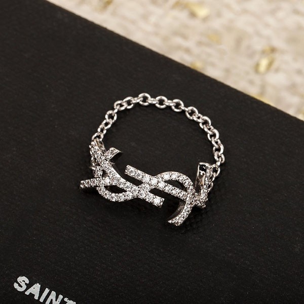 Very popular Yves Saint Laurent replica Cassandra chain ring, 2 colors, 18K, elegant, Say27892