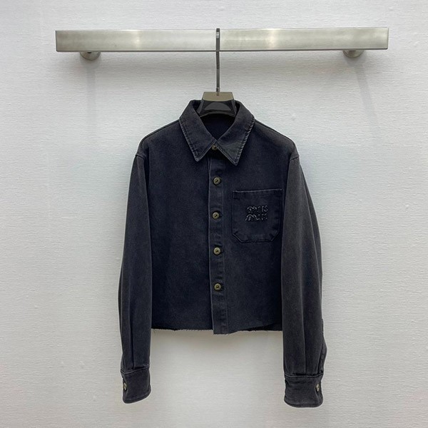 miumiu denim blouson jacket replica myb31420 miumiu denim blouson jacket replica myb31420