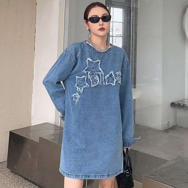 Dior washed light blue denim skirt replica ded06599