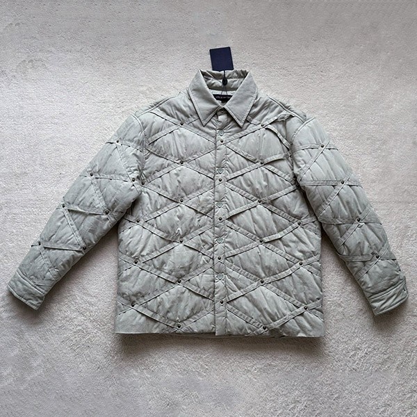 Louis Vuitton Replica Jacquard Quilted Cotton Jacket vup97541