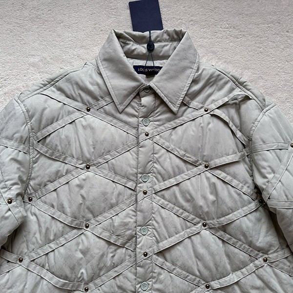 Louis Vuitton Replica Jacquard Quilted Cotton Jacket vup97541