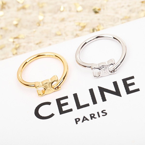 ★Celine Replica★ Triomphe Asymmetric Ring 2 Colors 460PP6BRA