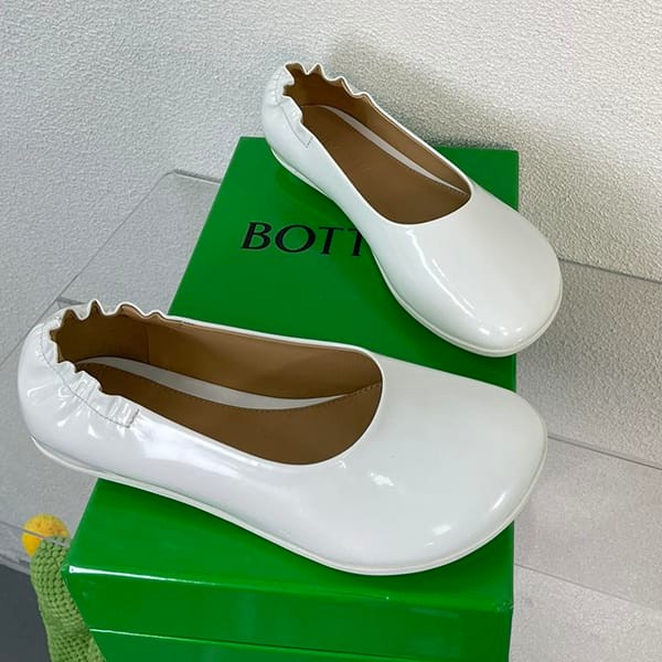 Hard to find fake Bottega Veneta Atomic leather ballerina flats bob17587