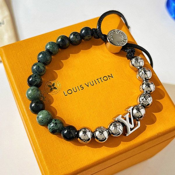 Louis Vuitton Bracelet Replica Monogram Beaded Bracelet vuk78269