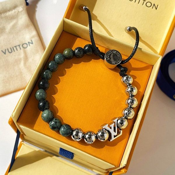 Louis Vuitton Bracelet Replica Monogram Beaded Bracelet vuk78269