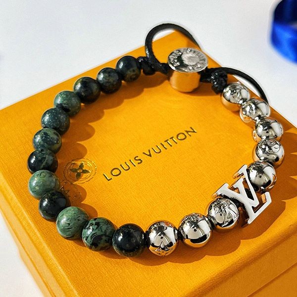 Louis Vuitton Bracelet Replica Monogram Beaded Bracelet vuk78269