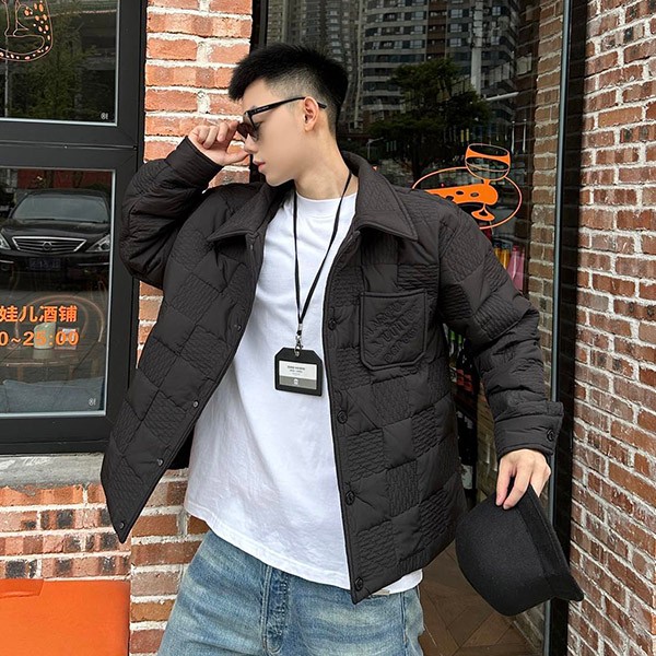 Louis Vuitton Damier Quilted Jacket Replica vuu43017