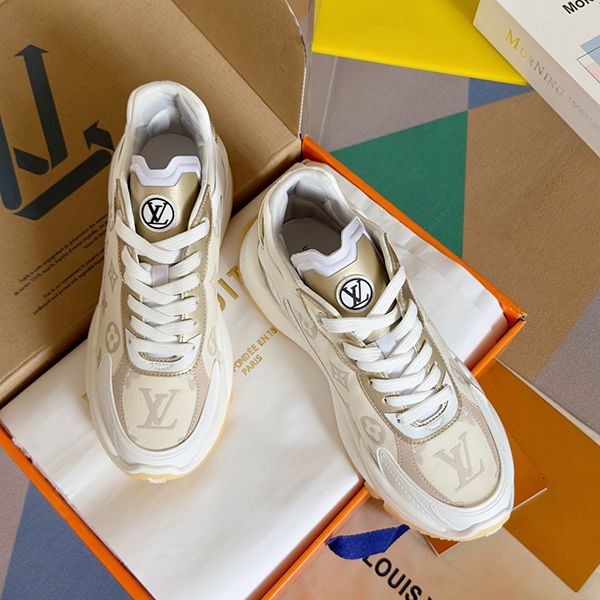 Extremely rare! Louis Vuitton LV Run 55 line sneakers, grade N vuj80363
