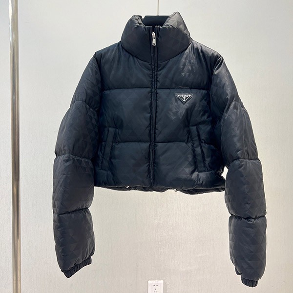 Prada Re-Nylon cropped down jacket replica puj73257 Prada Re-Nylon cropped down jacket replica puj73257