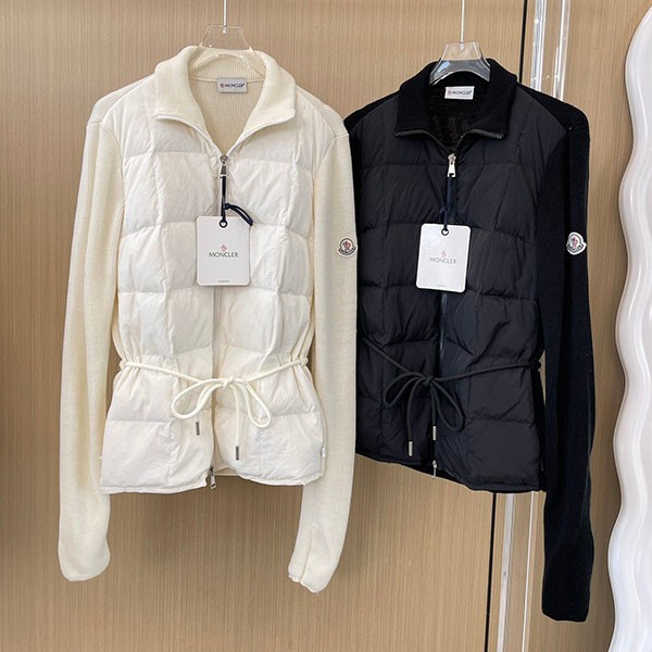 Moncler down panel cardigan replica 2 colors moq27505