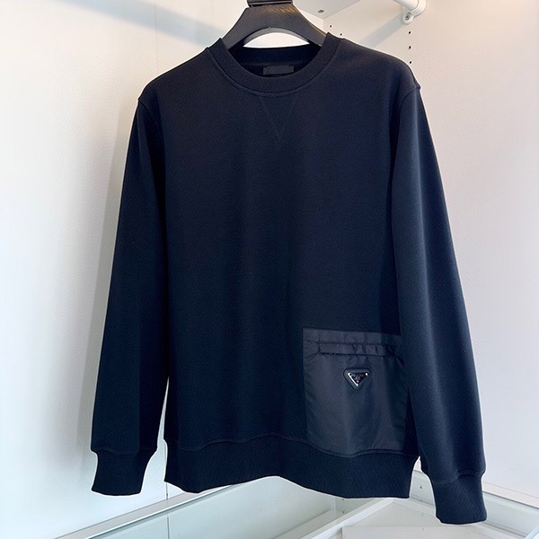 Prada technical logo sweatshirt replica puz79923