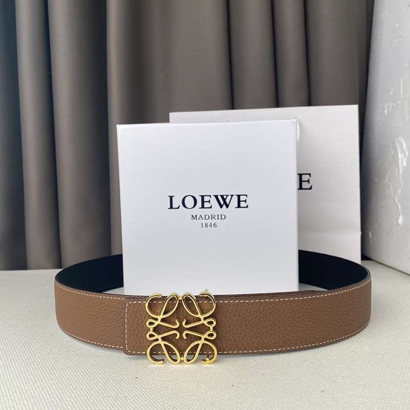 Stylish? [LOEWE] Calf leather Anagram buckle reversible belt, cheap loe99761