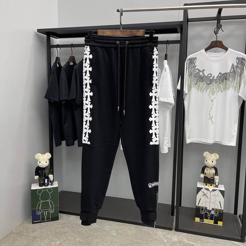 [Limited Edition] Chrome Hearts [CH Sweatpants] ◆ Scroll Label Copy Kua19533