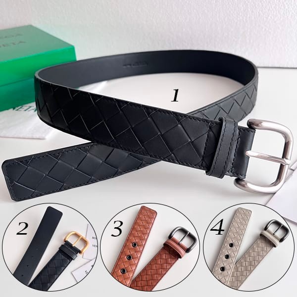 The hottest topic! Bottega Veneta belt replica Intrecciato 40mm 4 colors bol17566